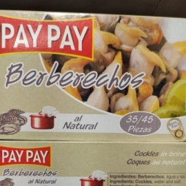 Berberechos pay pay  35/45 piezas