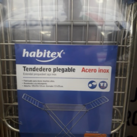Habitex tendedero c/alas inox 18mt