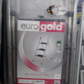 Eurogold escalera aluminio 3p