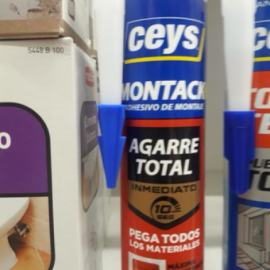 Ceys montack agarre total adhesivo montaje 450g