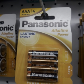 Panasonic pila alkaline lr03 aaa