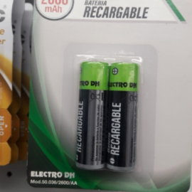 Dh bateria recargable AA 2600mah
