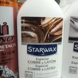 Starwax limpiador especial cobre-laton 250ml