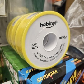 HABITEX CINTA TEFLON 12MMX12M