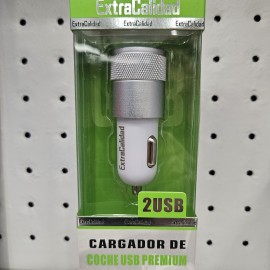 ADAPTADOR USB COCHE DOBLE