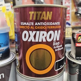 TITAN OXIRON NEGRO LISO BLLTE 750