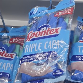 SPONTEX GUANTE TRICAPA T/PEQ