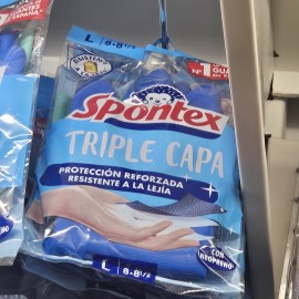 SPONTEX GUANTE TRICAPA T/GDE