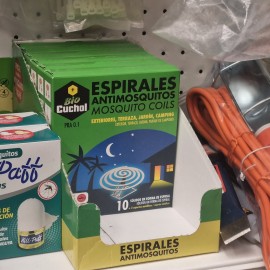 CUCHOL ESPIRAL ANTIMOSQUITOS (10)*