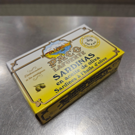Sardines en oli d´oliva  Paco la Fuente 3/5 P 120 grs