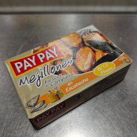 Musclos en escabetx 8/12 peces 120 grs Pay Pay