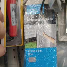 CINTA PERSIANA GRIS ANCHO 22. 5M