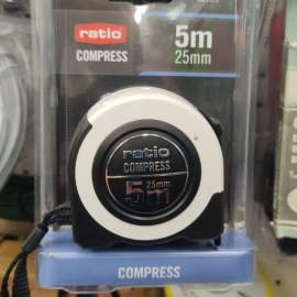 FLEXOMETRO CINTA 19/5 MTS.COMPRESS