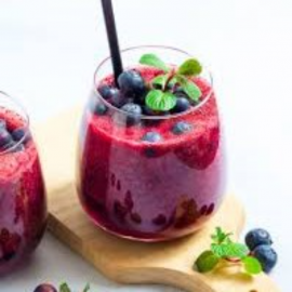 Smoothie Energético + (Plátano-Grosella-Arándano-Cereza)