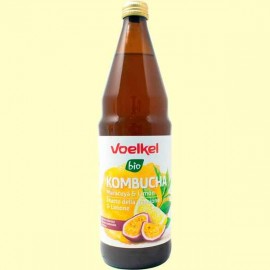 Kombucha Maracuià i llimona Eco 750 ml Voelkel