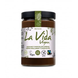 Crema de xocolata i avellanes sense palma bio 600 g LA VIDA VEGAN
