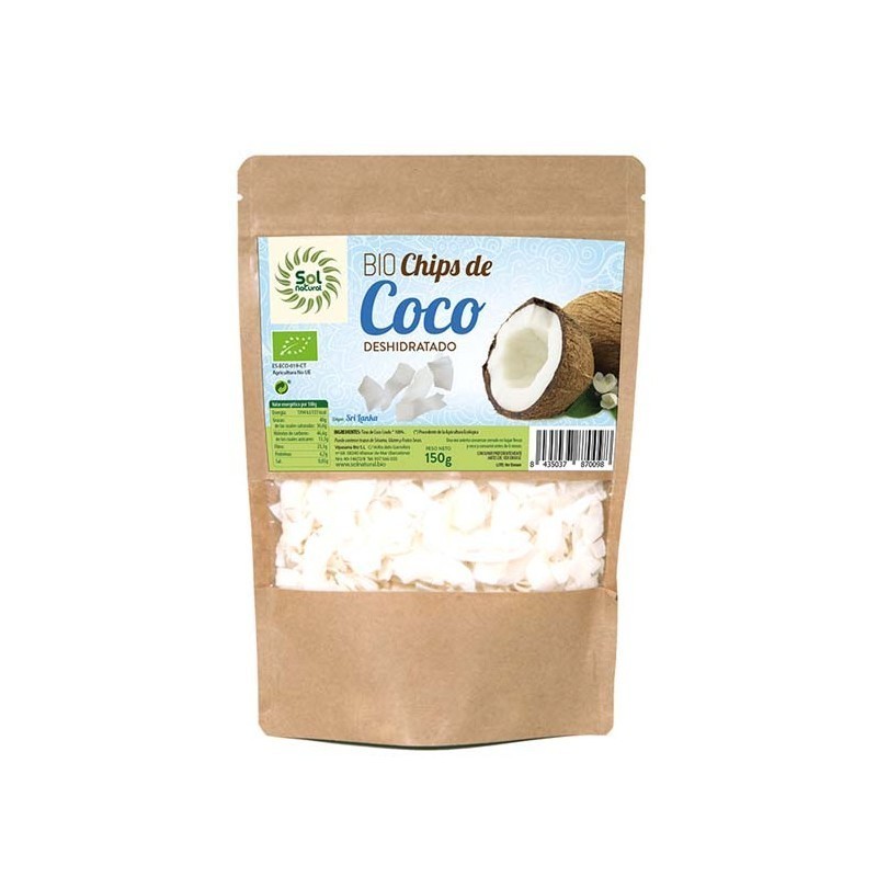 Xips de coco bio 150 g