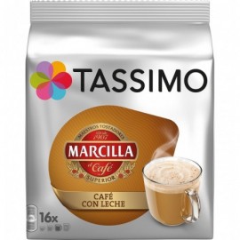 CAFÈ CÀPSULES TASSIMO MARCILLA CAFÈ AMB LECHE 16 UNITATS