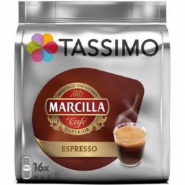 CAFÈ CÀPSULES TASSIMO MARCILLA ESPRESSO 16 UNITATS