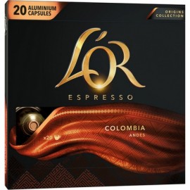 CÀPSULES CAFÈ L'OR COLOMBIA NESPRESO 20 UNITATS
