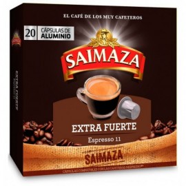 CÀPSULES CAFÈ SAIMAZA EXTRA FORT NESPRESO 20 UNITATS