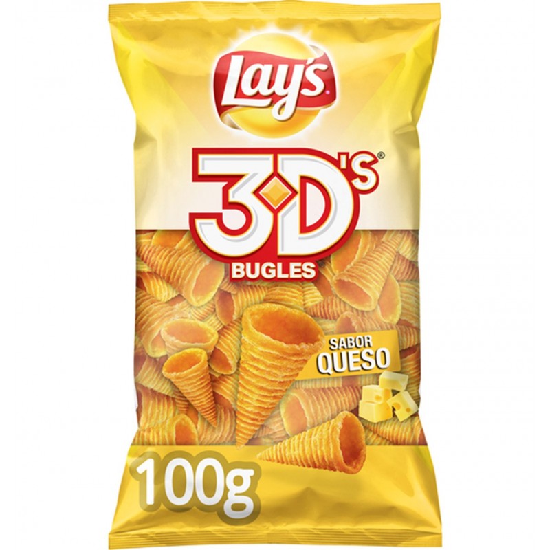 BUGLES 3D LAYS FORMATGE 100 G