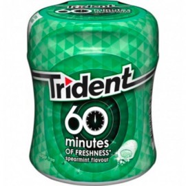 XICLETS TRIDENT 60 MINUTES HERBABONA 1 PAQUET