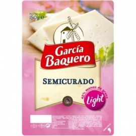 FORMATGE GARCÍA BAQUERO SEMI LLENQUES LIGHT 150 G