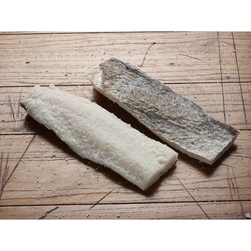 Llom de bacallà sec mitjà (1 peça: 500 g)