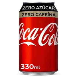 COCA-COLA ZERO SENSE CAFEÏNA LLAUNA 33 CL