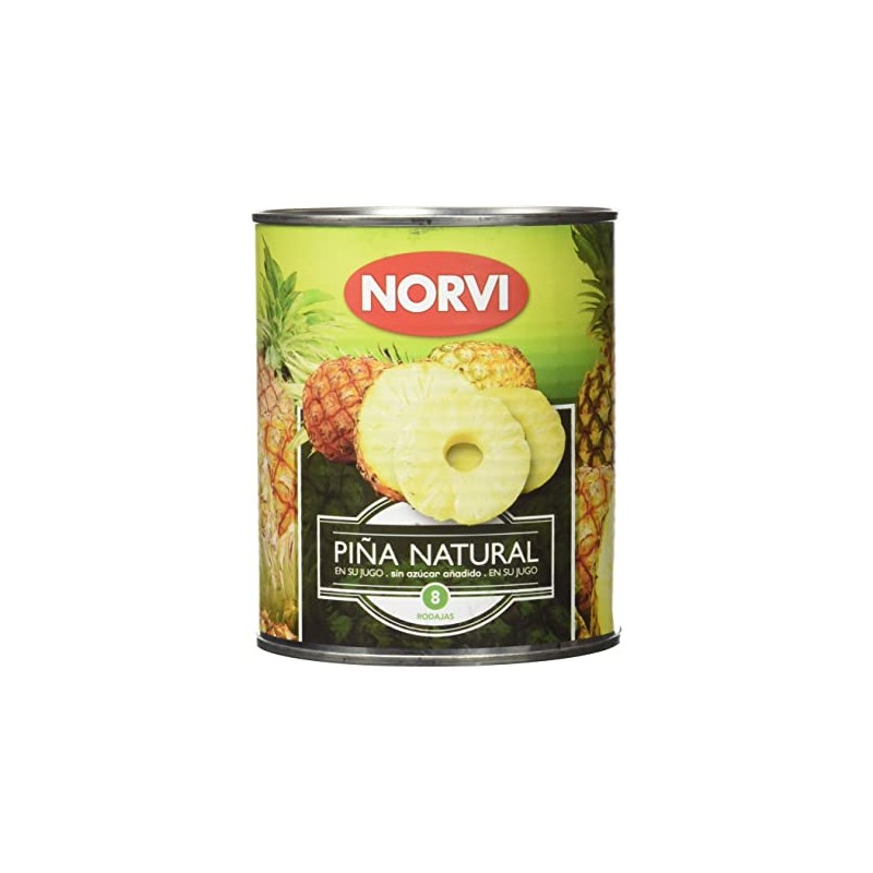 Pinya al natural al seu suc Pac-3 Norvi